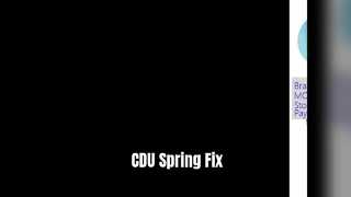 효성 CDU 클램프 캐리지 토션 스프링