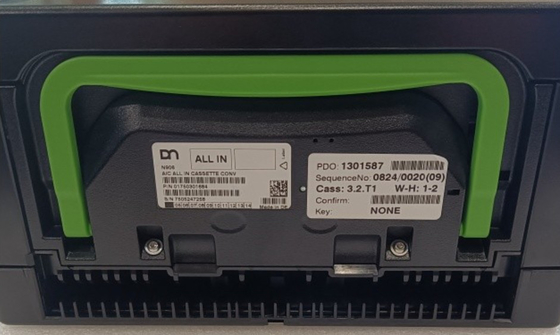 1750301684 01750301684 ATM 기계 부품 DN 200 N906 Diebold Nixdorf AIC ALL IN CASSETTE CONV ATM 예비 부품