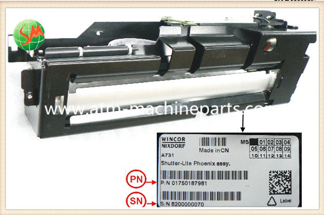 01750187981 Wincor Nixdorf 부 1750187981 출구 셔터 V.6 셔터 라이트 아시리아 PC280